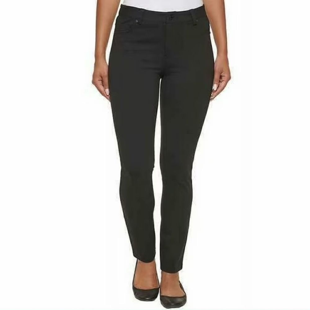 DKNY Ladies' Ponte Pant (Black, 16)